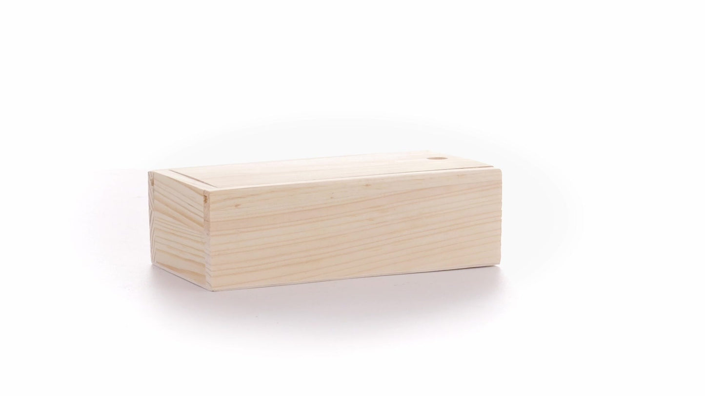 Wooden box SLIDE 15x7x5