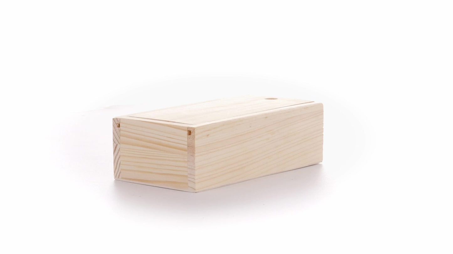 Wooden box SLIDE 15x7x5