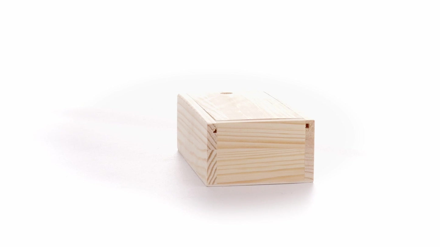 Wooden box SLIDE 15x7x5