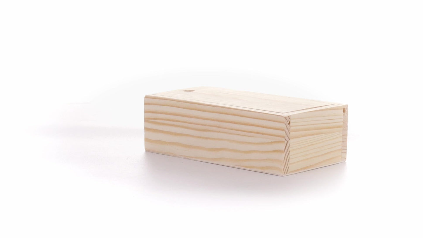 Wooden box SLIDE 15x7x5