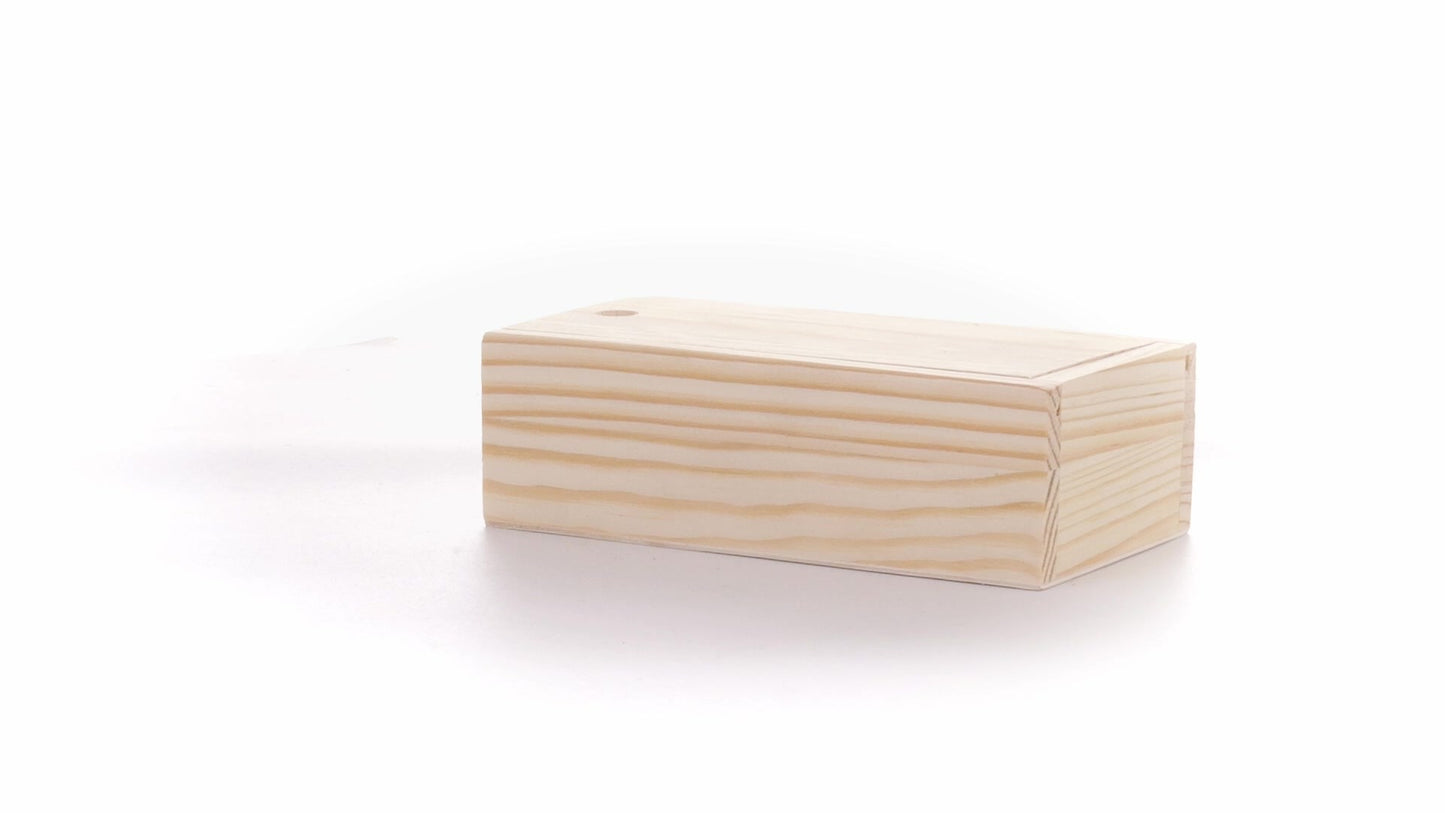Wooden box SLIDE 15x7x5