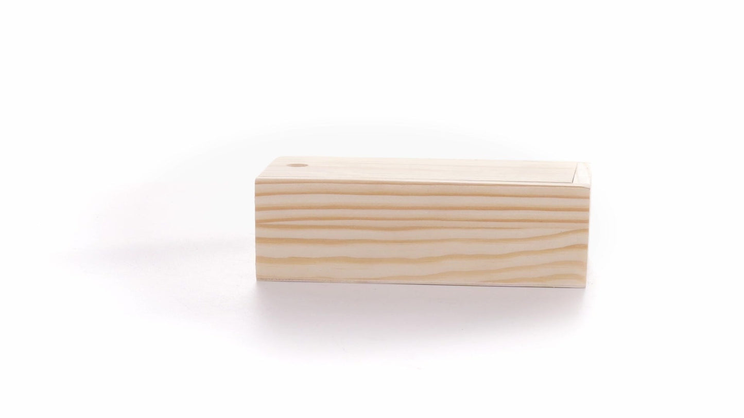 Wooden box SLIDE 15x7x5