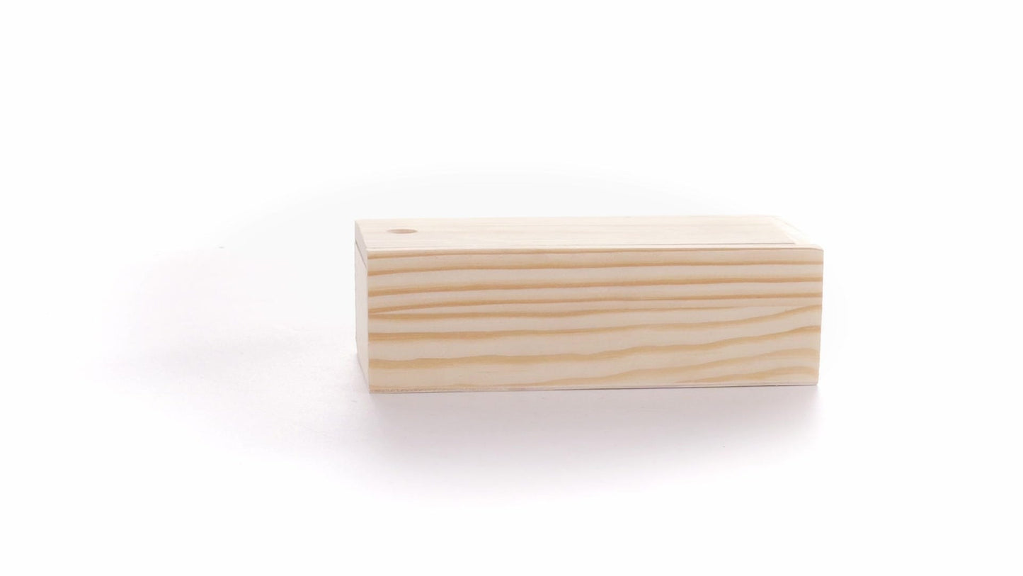 Wooden box SLIDE 15x7x5