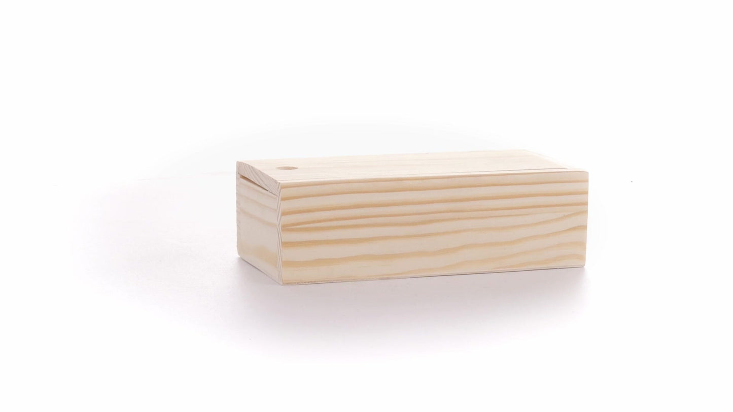 Wooden box SLIDE 15x7x5