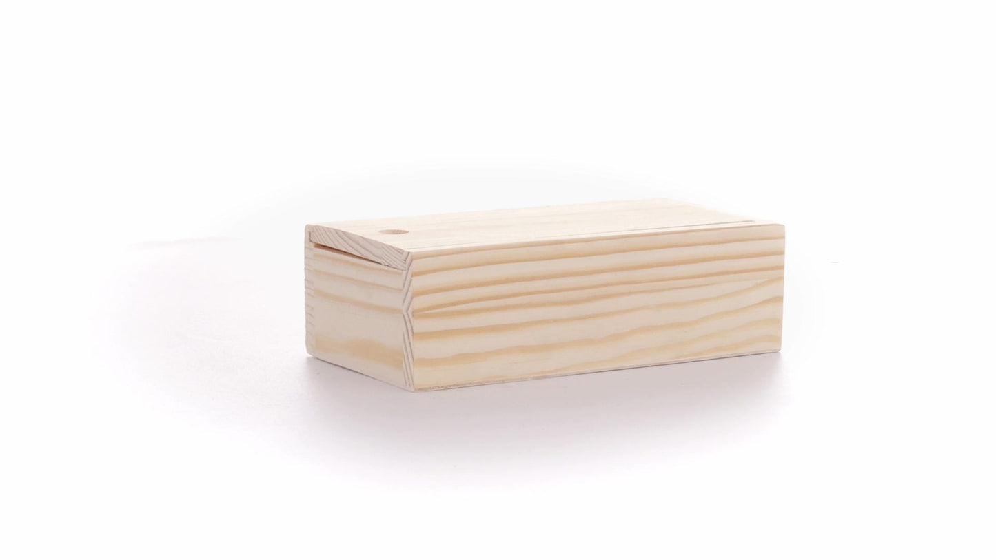 Wooden box SLIDE 15x7x5