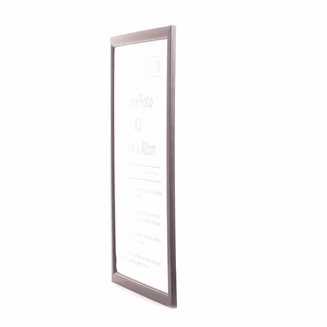Black Madrid photo frame A3