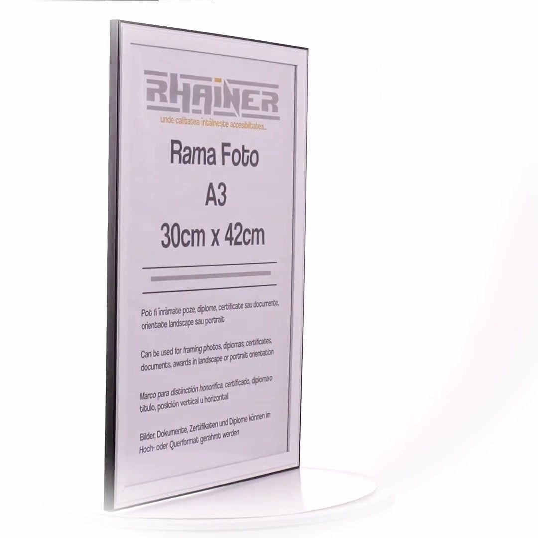 Photo frame Barcelona white+black A3