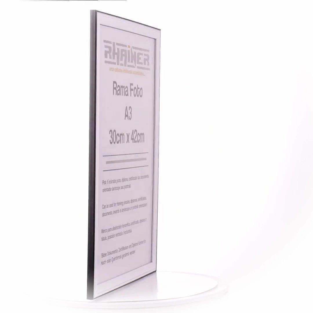 Photo frame Barcelona white+black A3