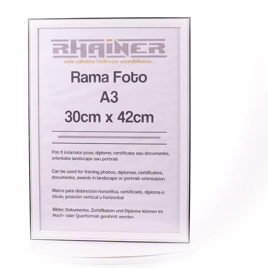 Photo frame Barcelona white+black A3