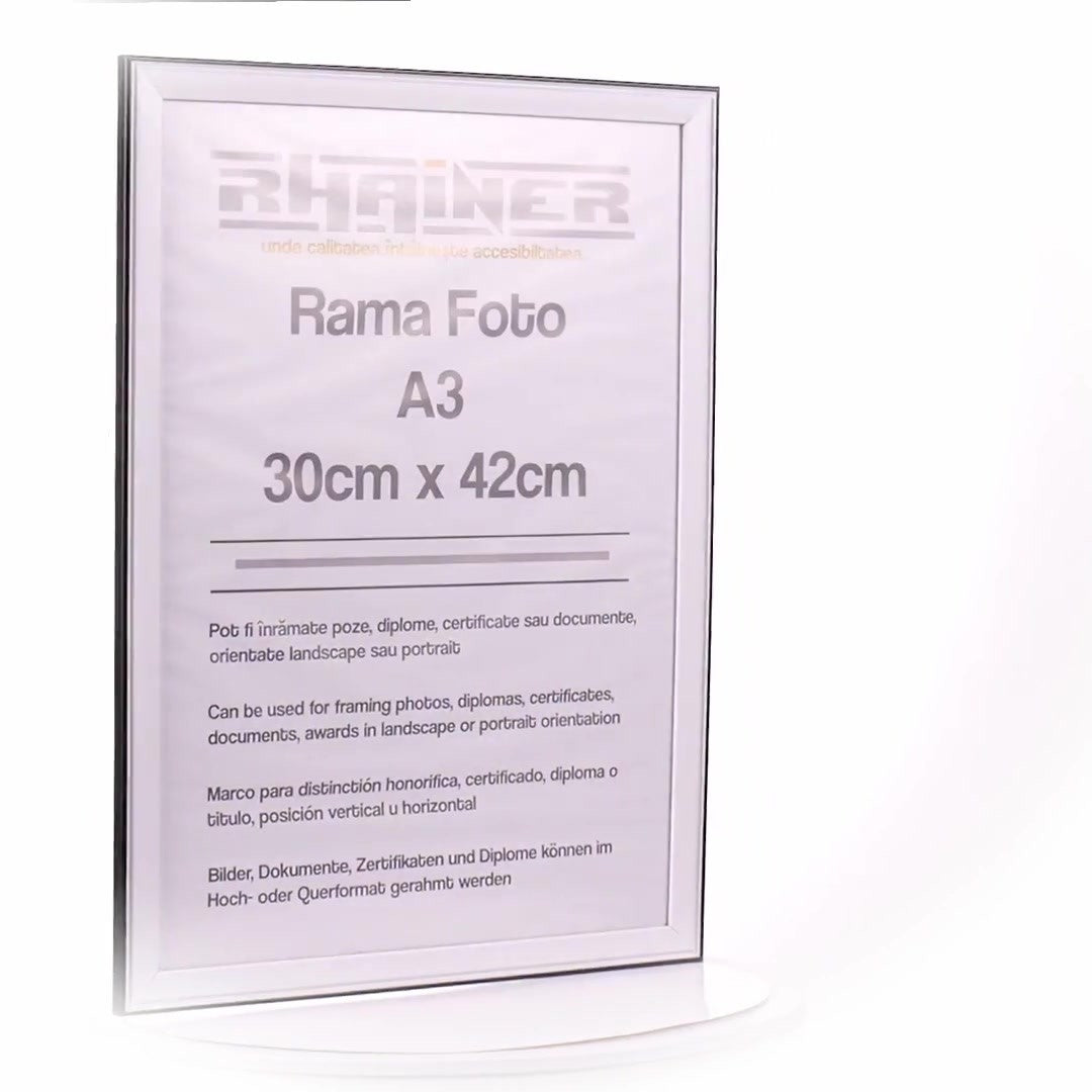 Photo frame Barcelona white+black A3