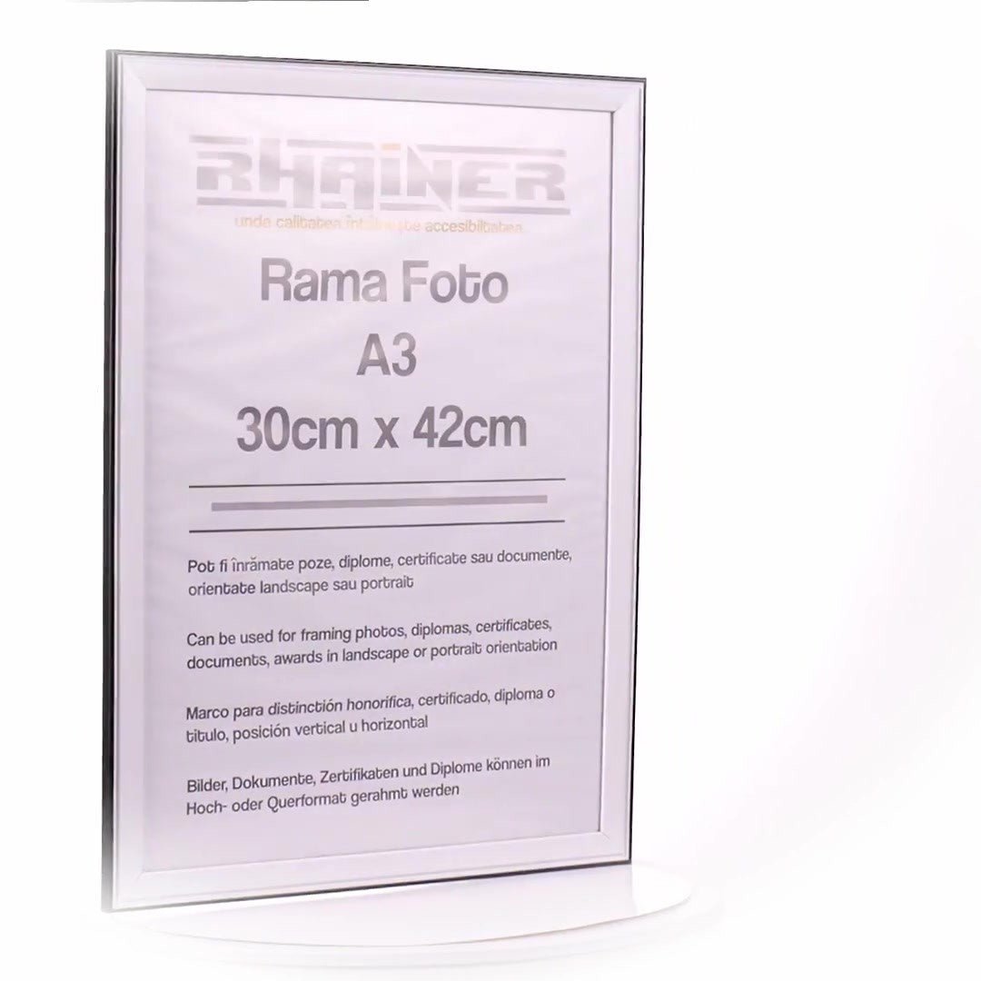 Rama foto Barcelona alb+negru A3 FP0941A319 - Green Print