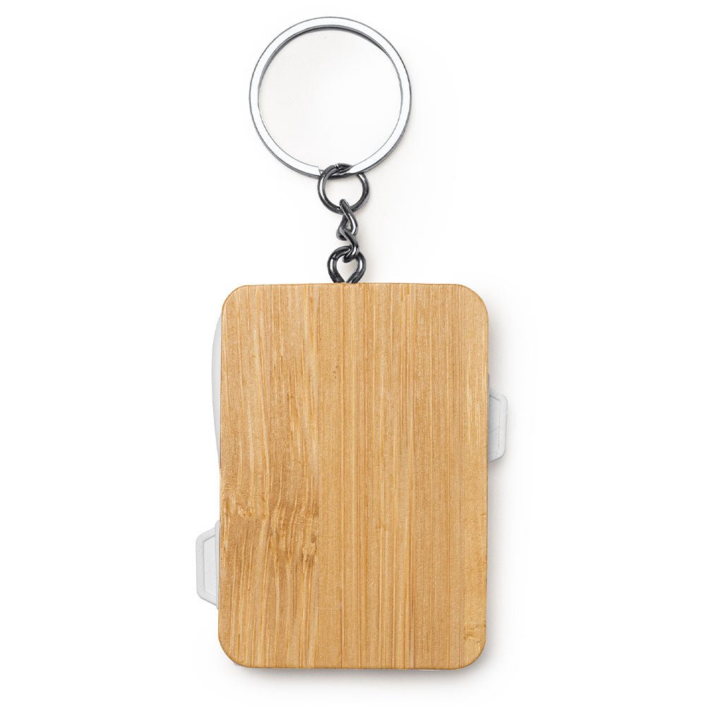 Breloc incarcator 3in1 cu carcasa de lemn CR3036S129 - Green Print