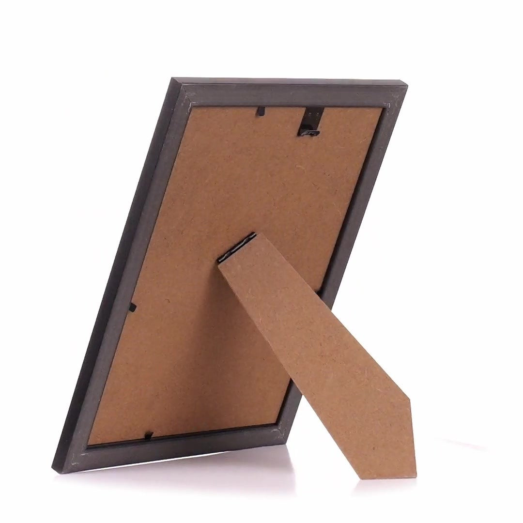 Leon black textured photo frame A5