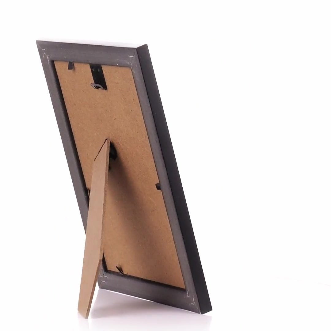 Leon textured black photo frame 10x15