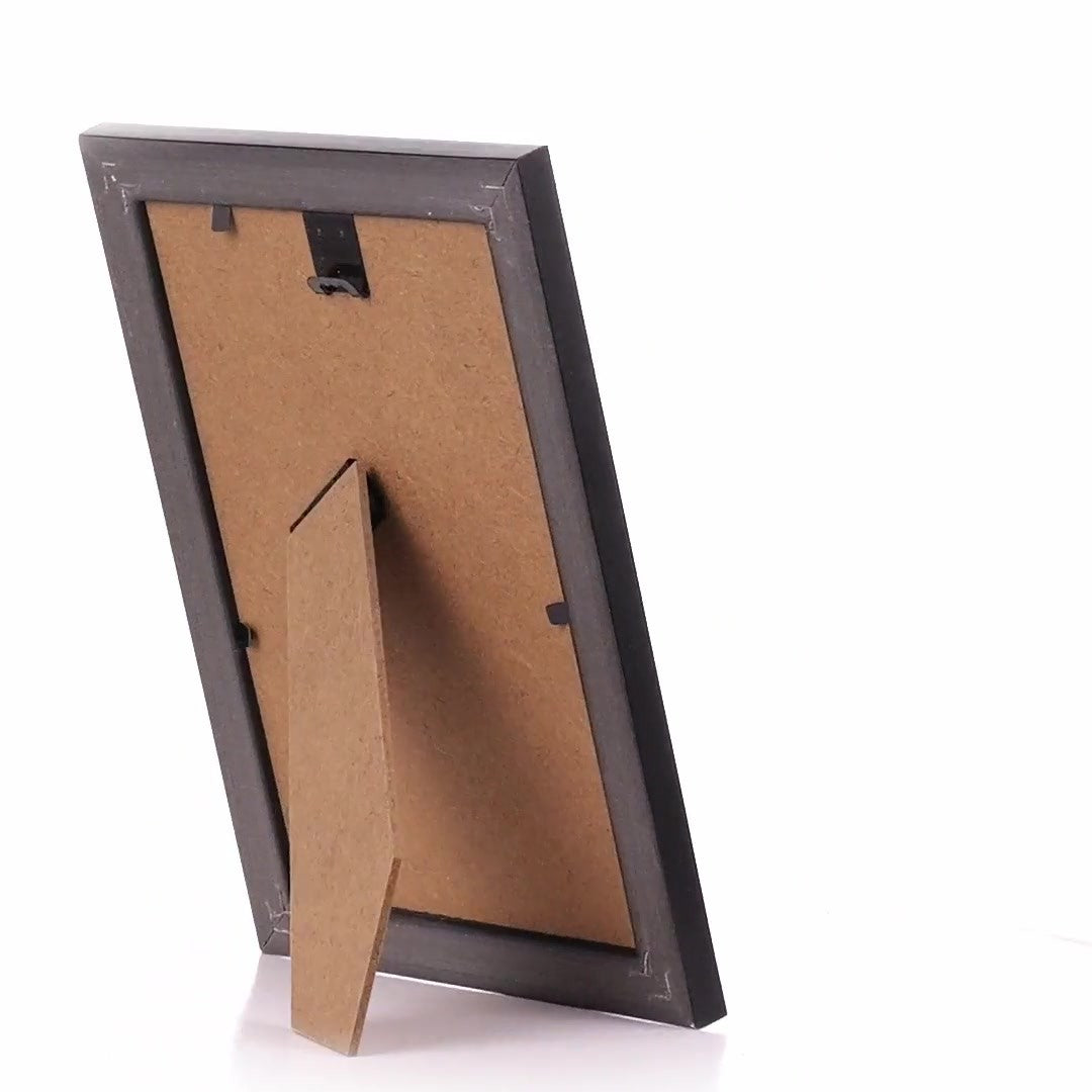 Leon textured black photo frame 10x15