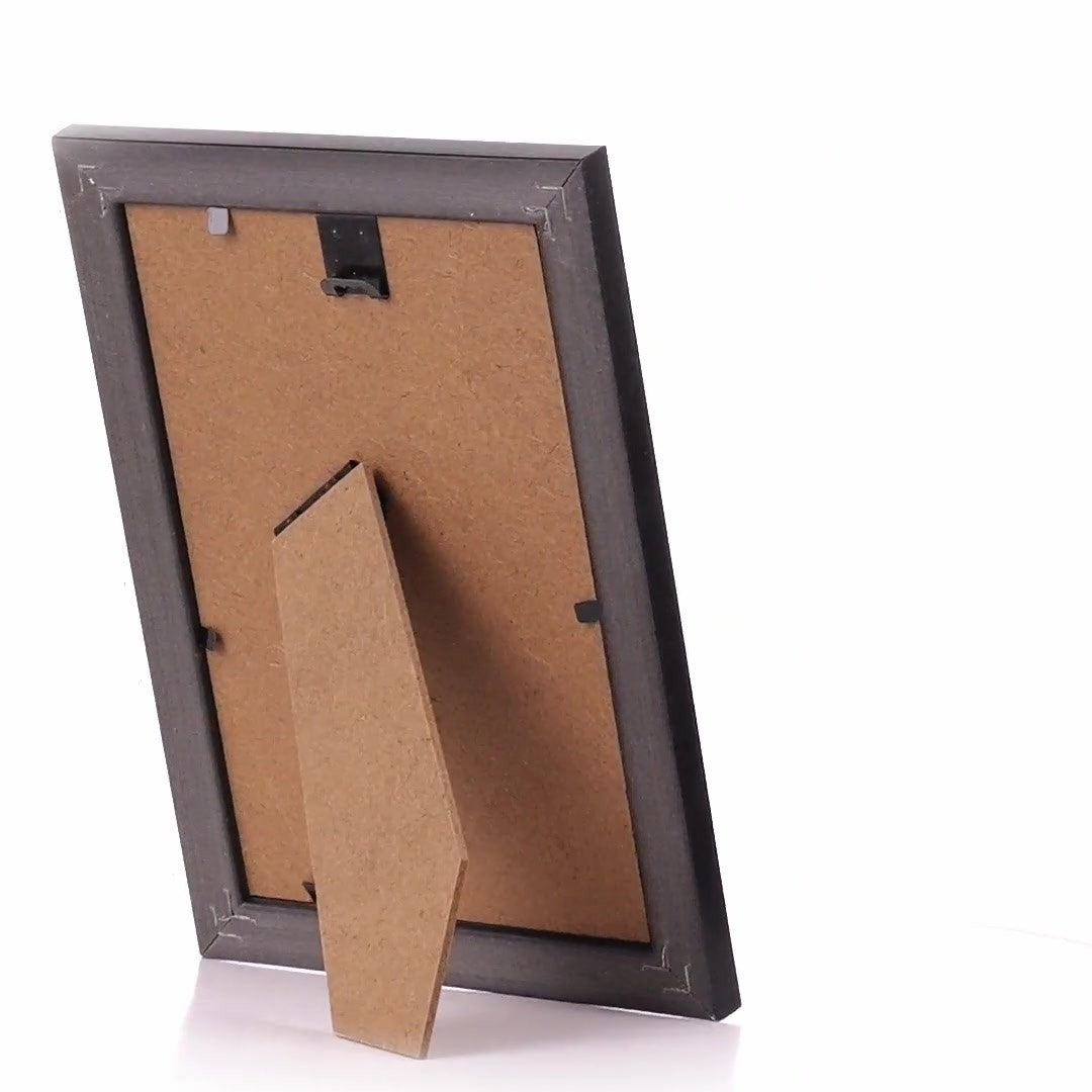 Leon textured black photo frame 10x15