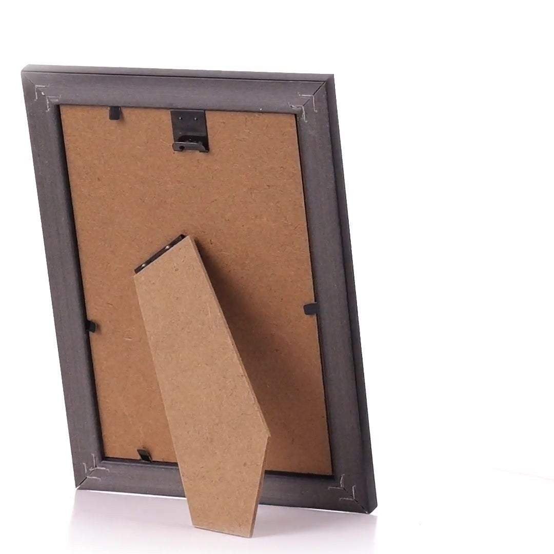 Leon textured black photo frame 10x15