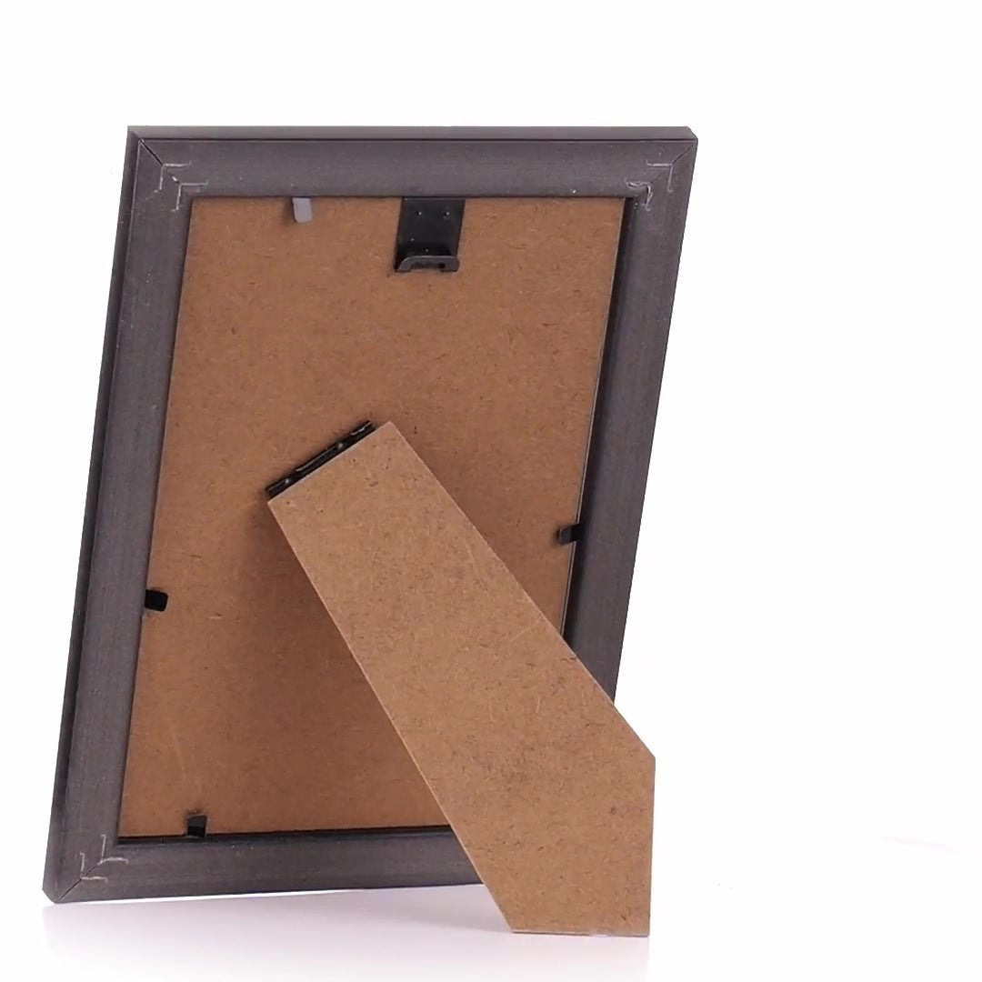 Leon textured black photo frame 10x15