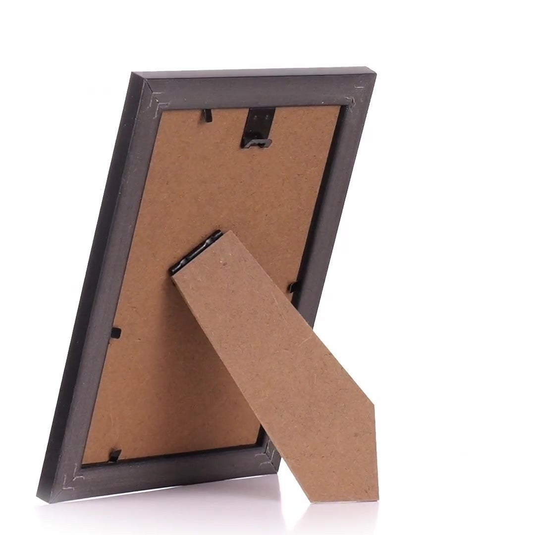 Leon textured black photo frame 10x15