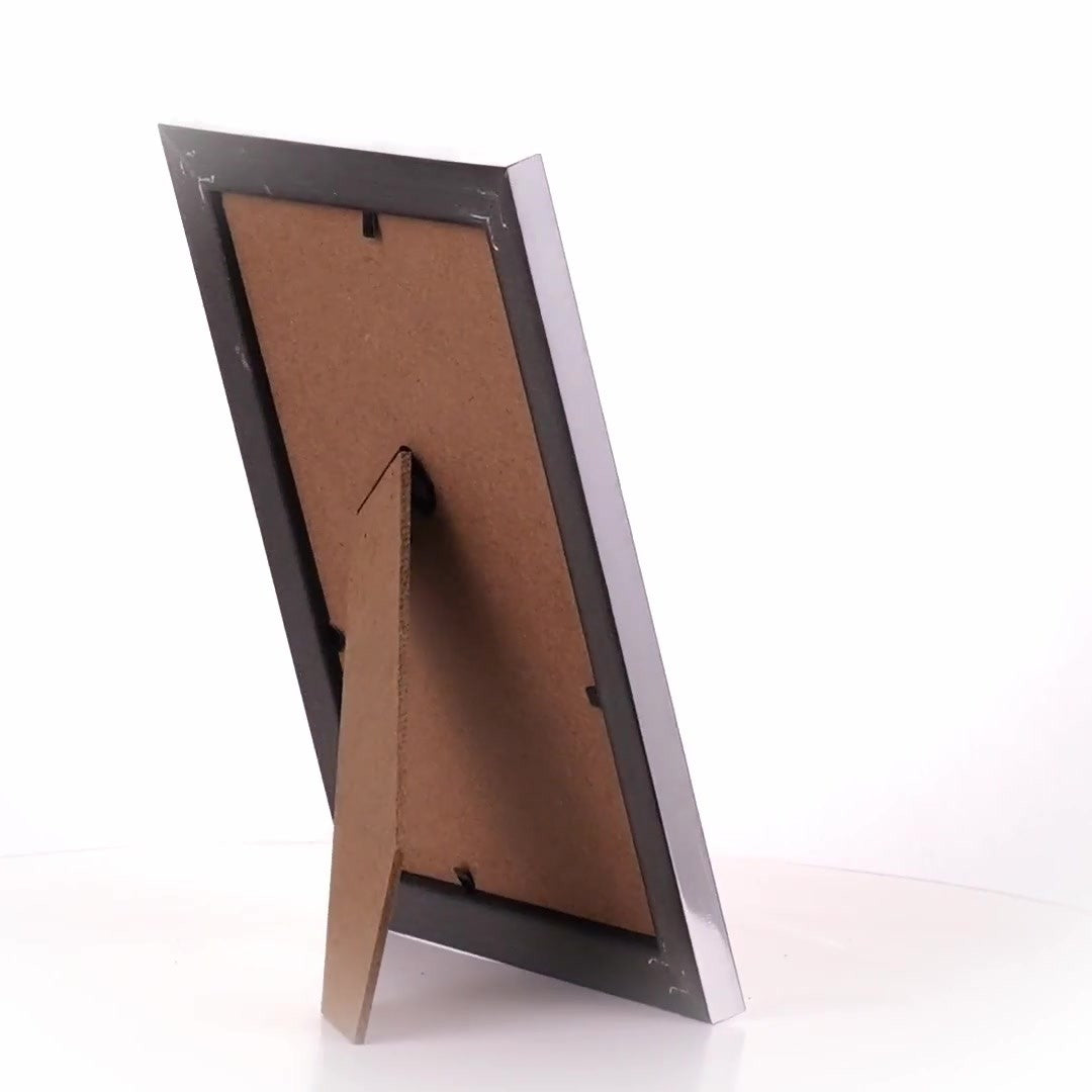 Textured silver Leon photo frame 10x15