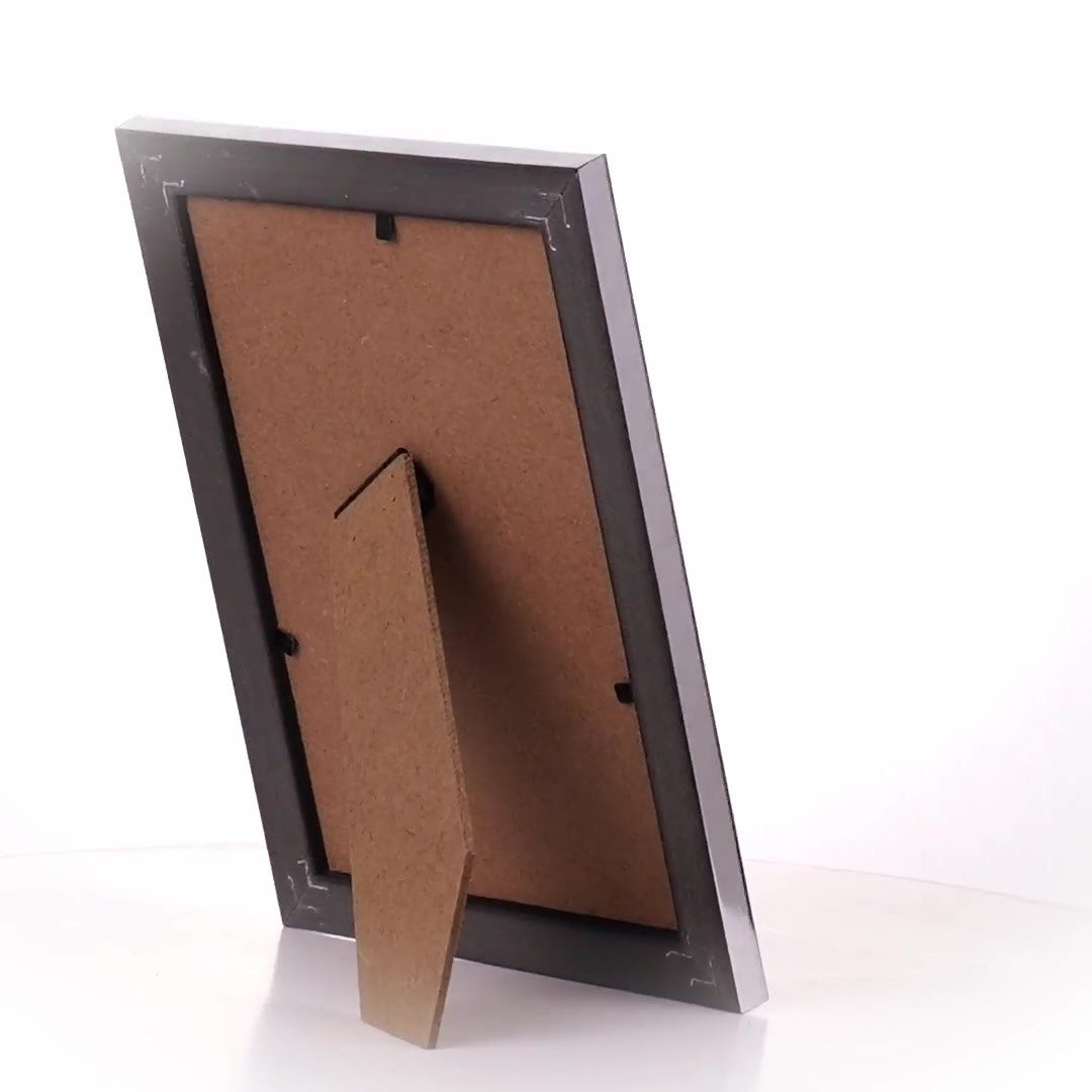 Textured silver Leon photo frame 10x15