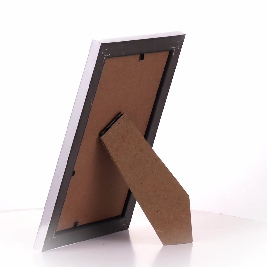 Textured silver Leon photo frame 10x15