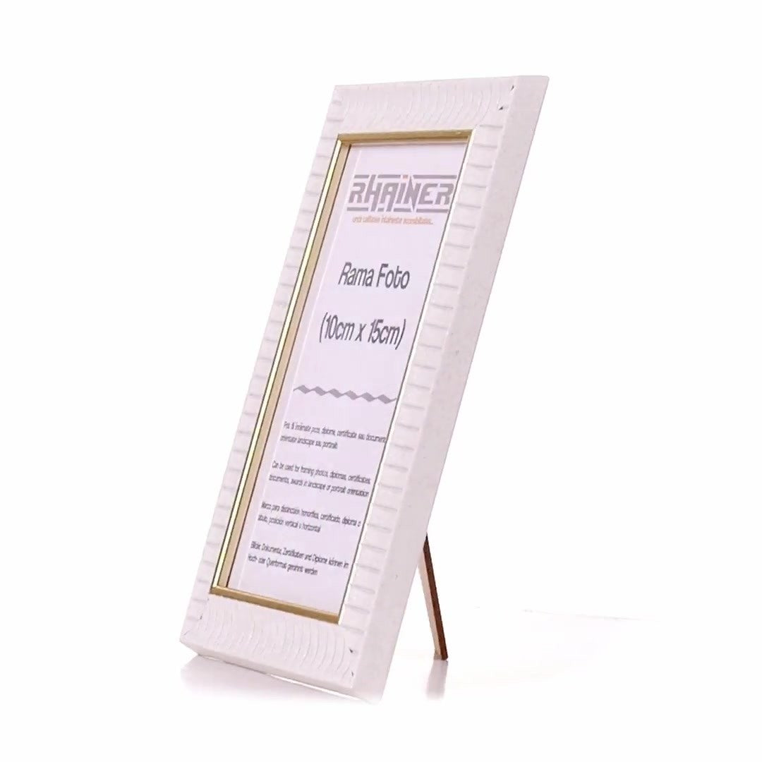 Merida white+gold photo frame 10x15