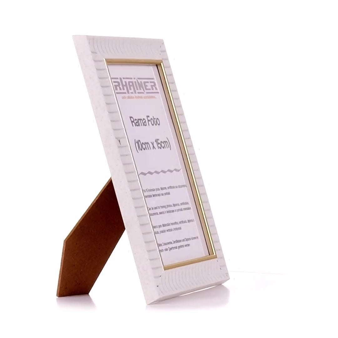 Merida white+gold photo frame 10x15