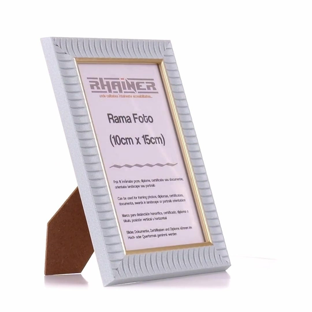 Merida blue+gold photo frame 10x15