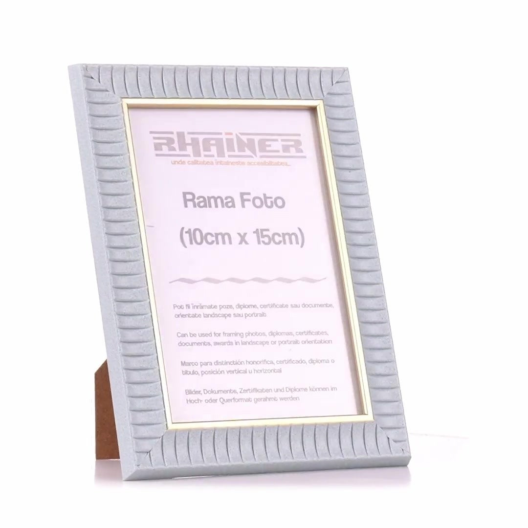 Merida blue+gold photo frame 10x15
