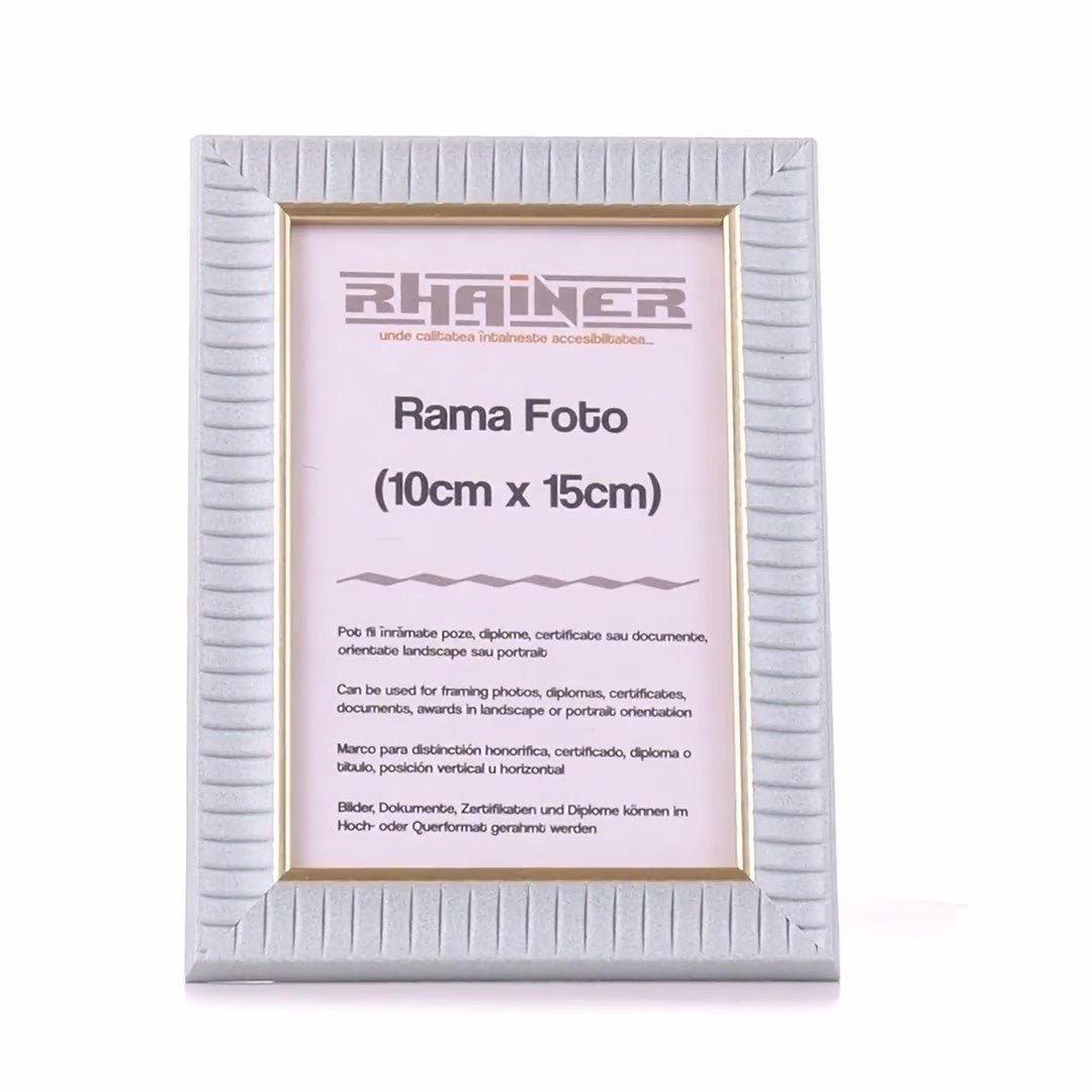 Merida blue+gold photo frame 10x15