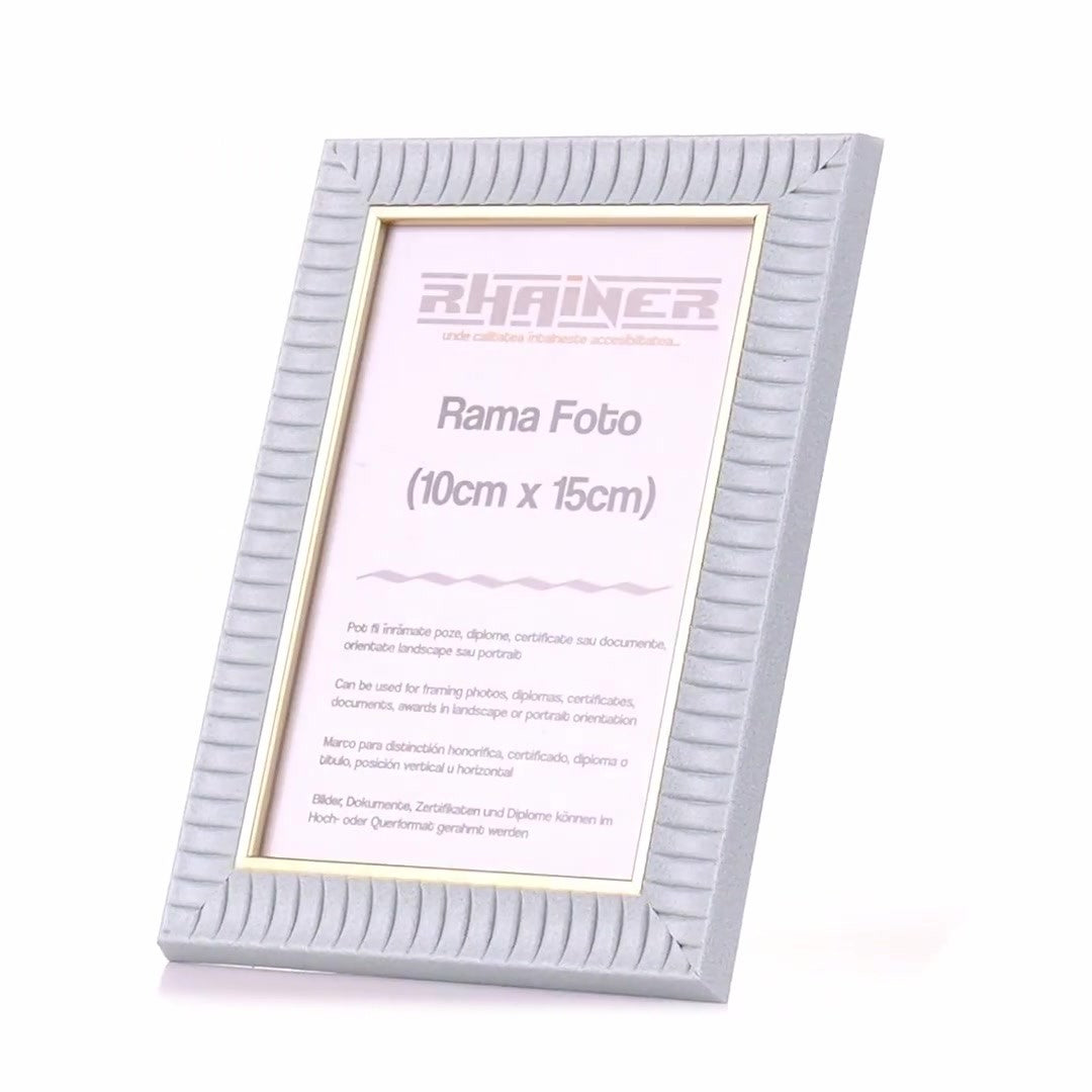 Merida blue+gold photo frame 10x15