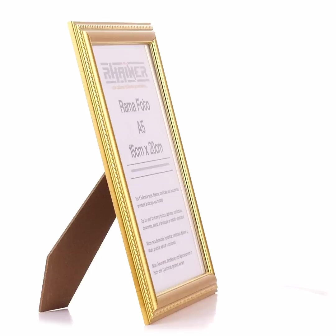 Athos gold photo frame A5