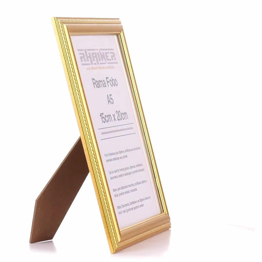 Athos gold photo frame A5