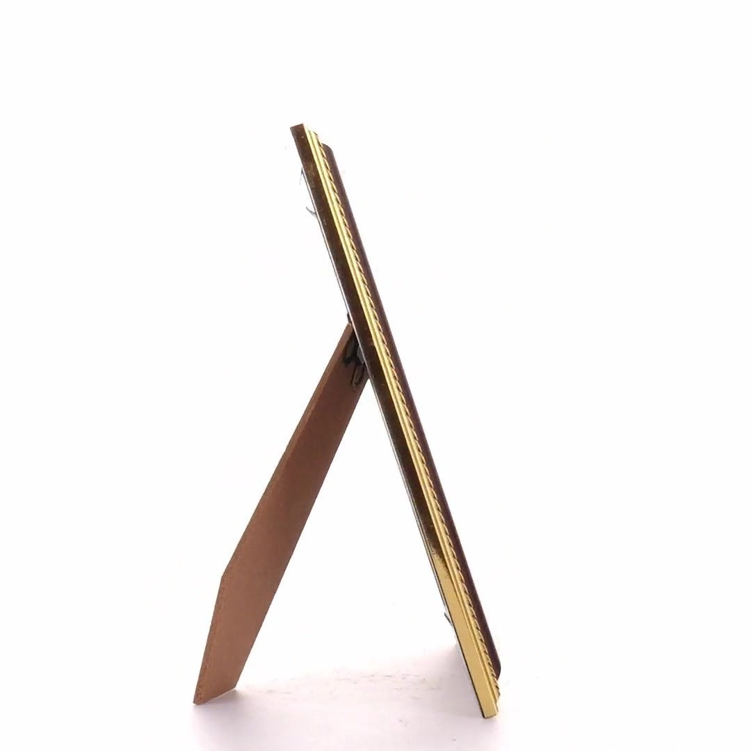 Athos brown+gold photo frame 10x15