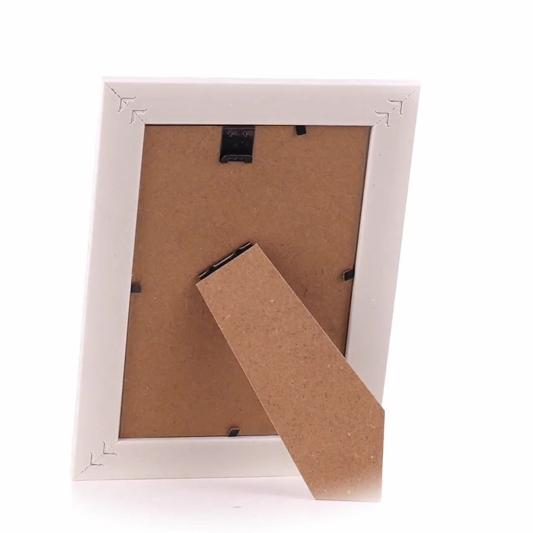 Barrio white+silver photo frame 10x15