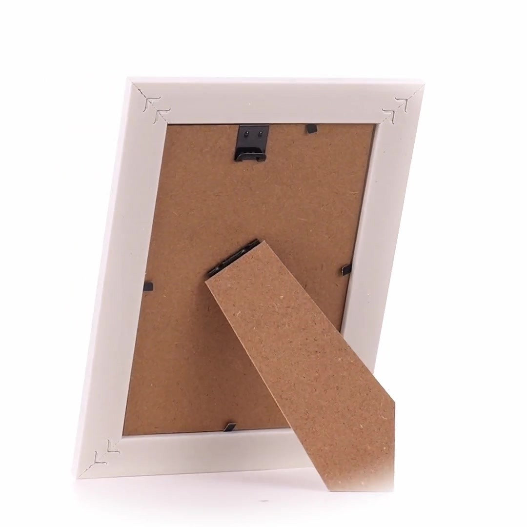 Barrio white+silver photo frame 10x15