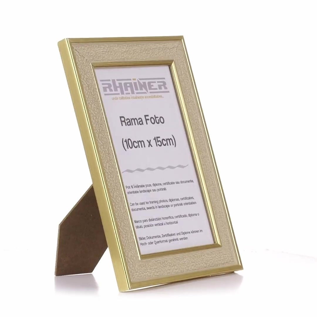 Porto gold photo frame 10x15