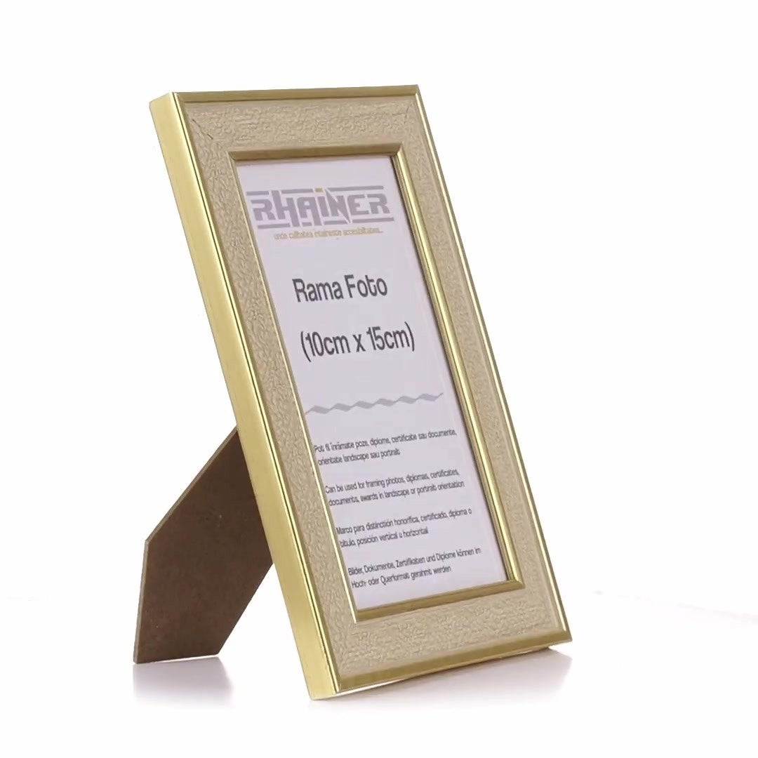 Porto gold photo frame 10x15