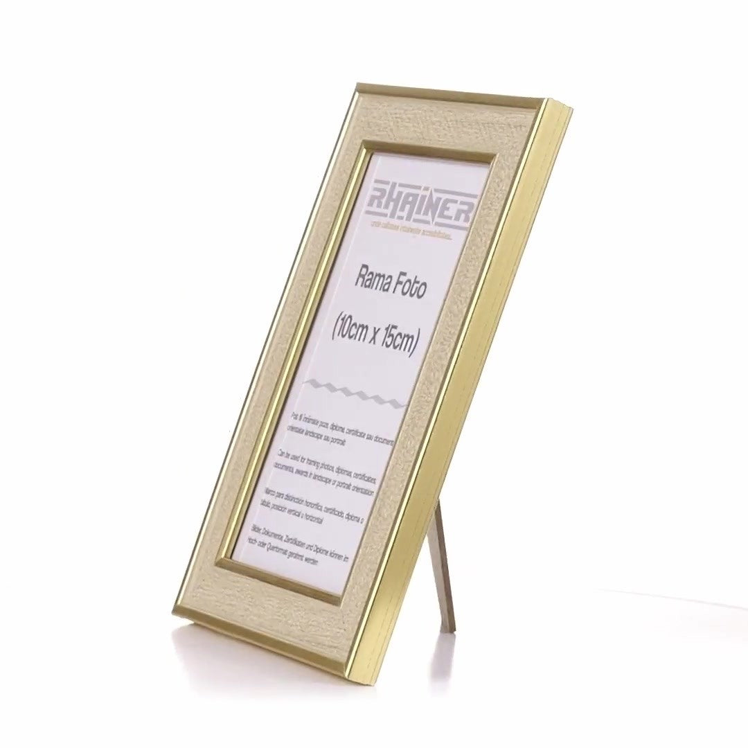 Porto gold photo frame 10x15