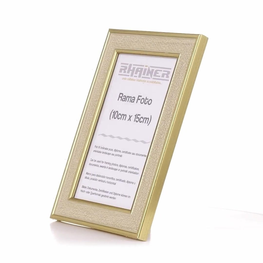 Porto gold photo frame 10x15
