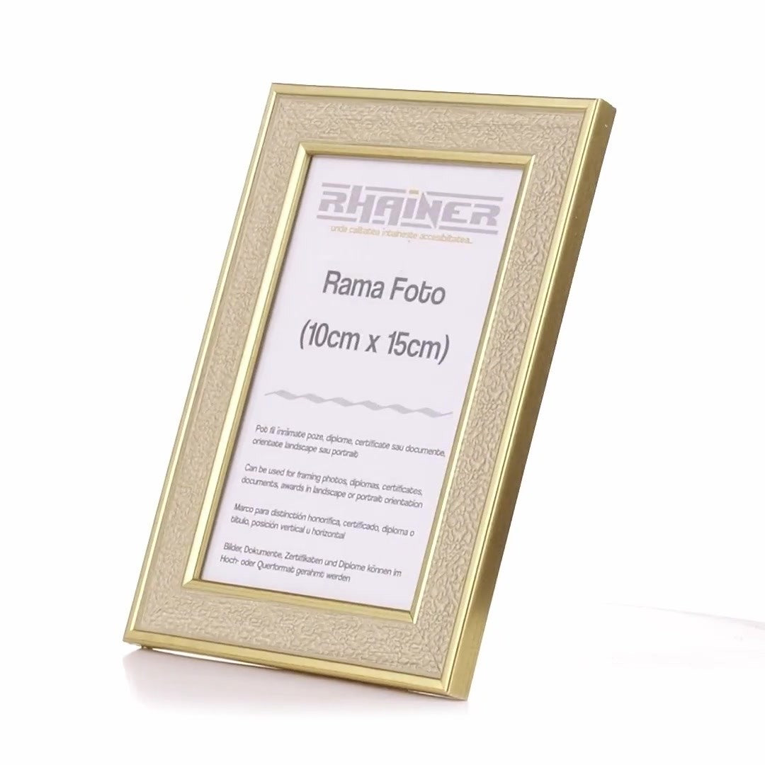 Porto gold photo frame 10x15