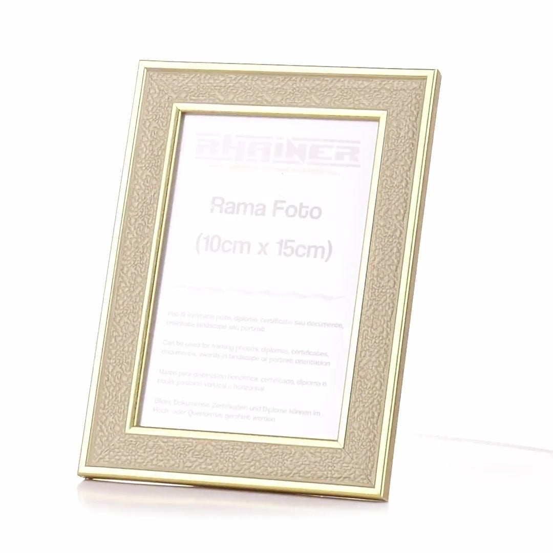 Porto gold photo frame 10x15