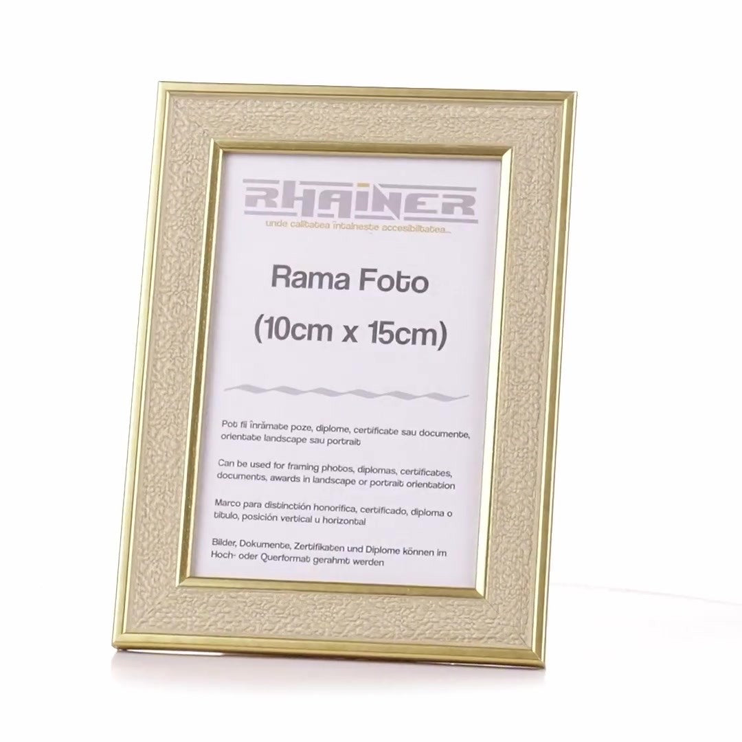 Porto gold photo frame 10x15
