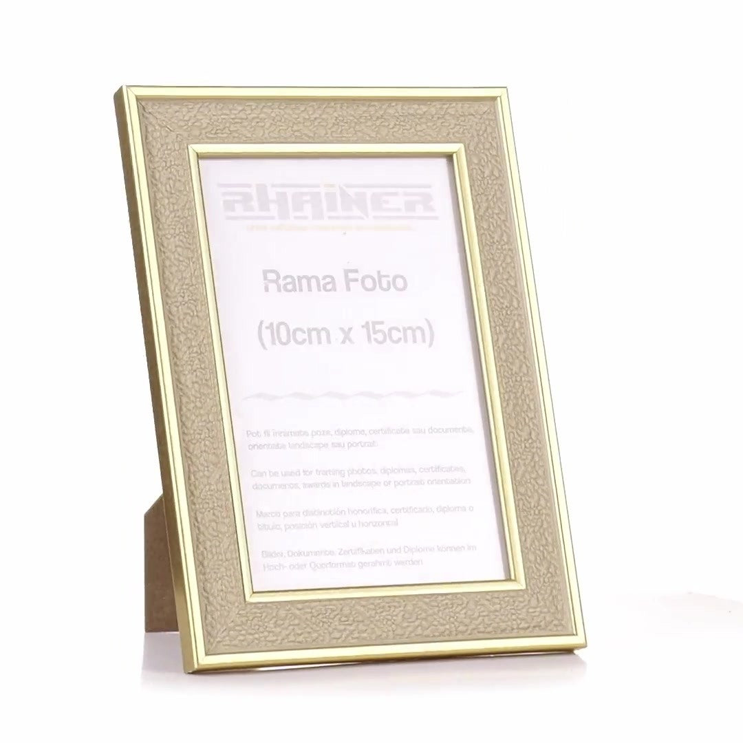 Porto gold photo frame 10x15