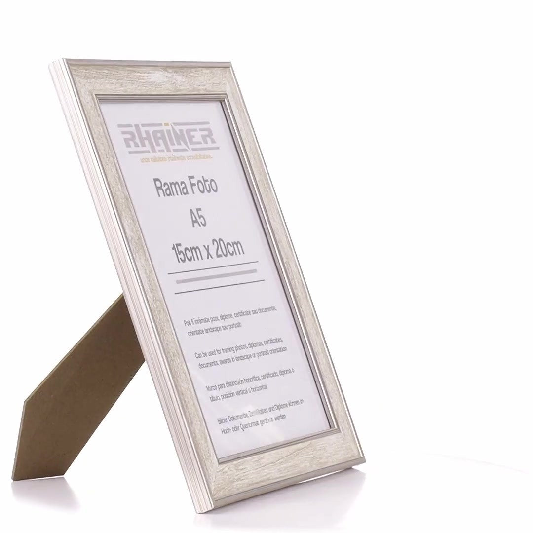 Porto silver photo frame A5