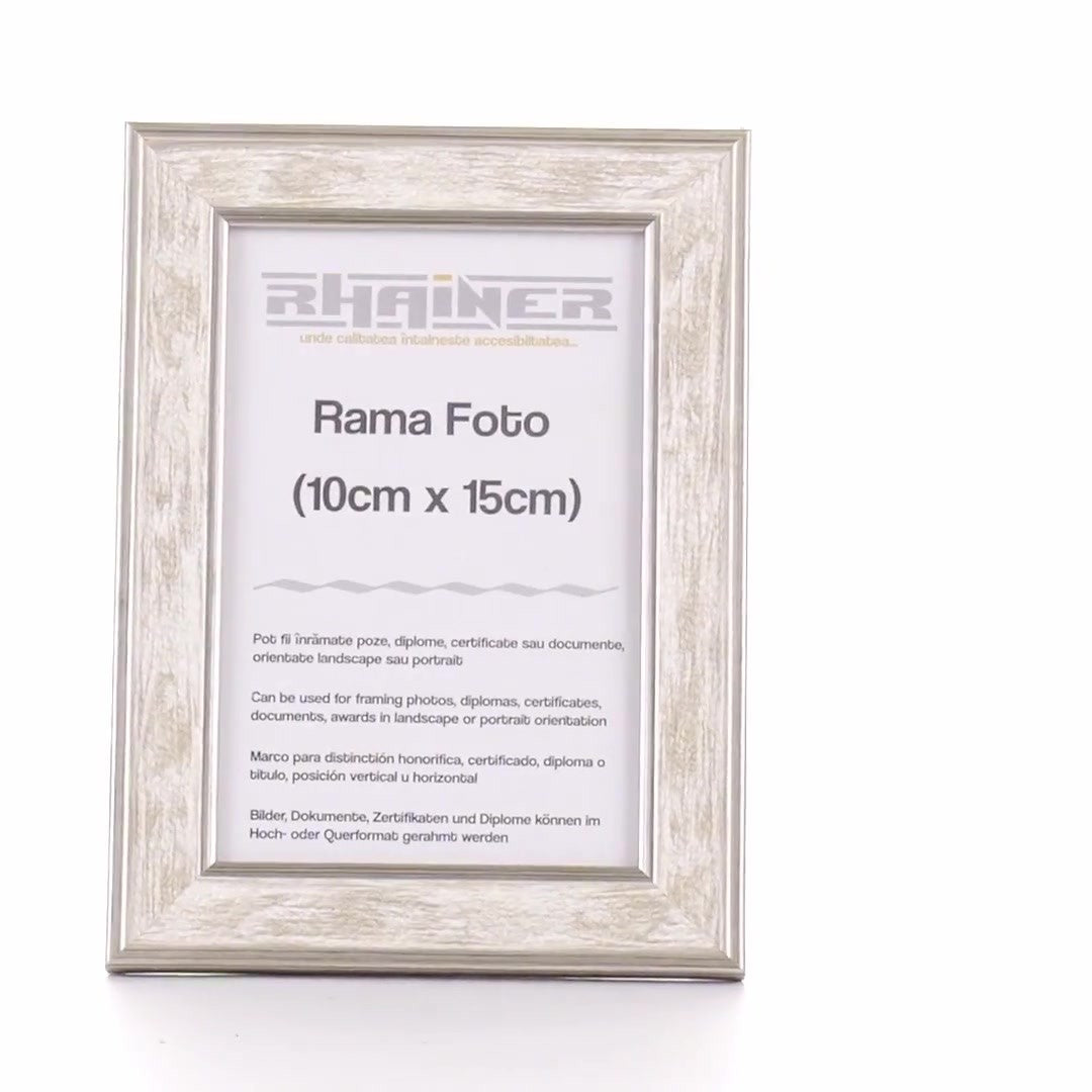 Porto silver photo frame 10x15