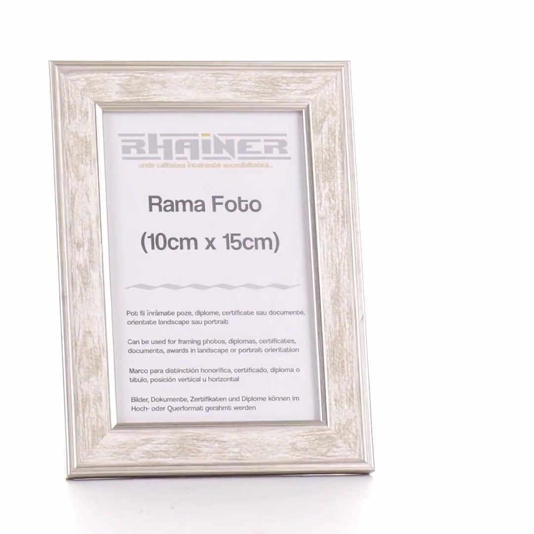 Porto silver photo frame 10x15