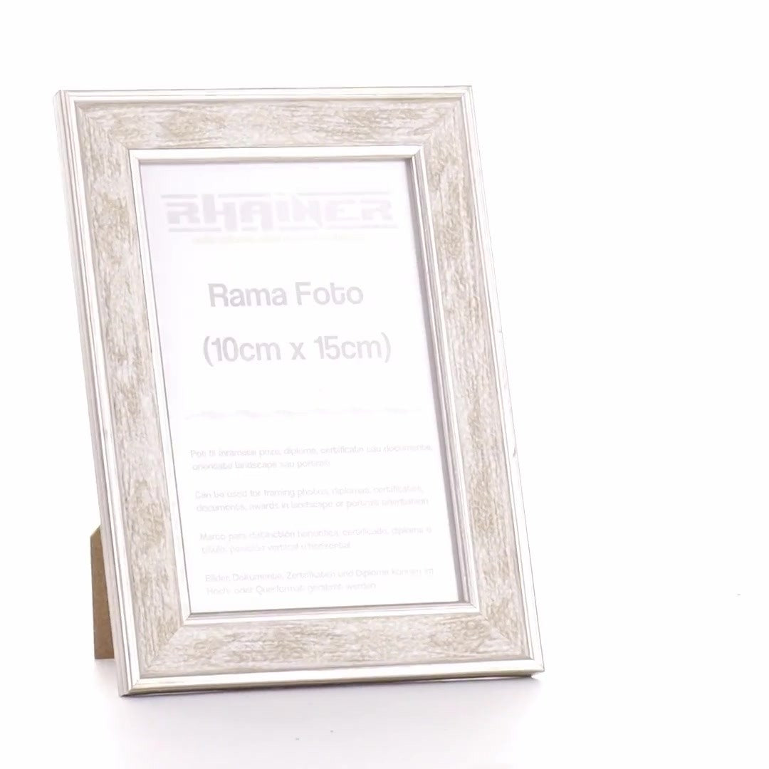 Porto silver photo frame 10x15