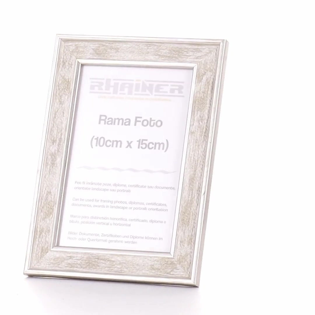 Porto silver photo frame 10x15